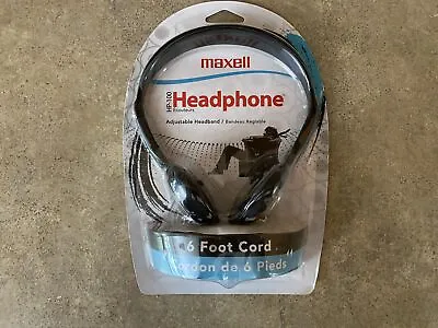 Maxell  190319 Stereo Headphones - 3.5mm Cord With 6-foot Length Uru1-500 • $9.37