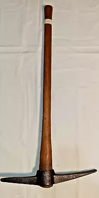 WI Barn Antique Double Sided Cast Iron Railroad Pick Axe Miners Tool  34.5     D • $40