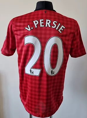 Manchester United 2012 - 2013 Home Football Nike Shirt #20 V. Persie Size Large • $75