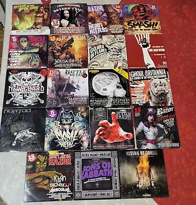 Metal Hammer Magazine And Others  CDs Lot Of 19 • $40