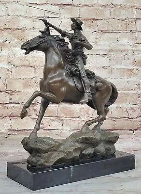 Karl Kauba`s Vintage Bronze: Cowboy On Horse - Restaurant Decor Artwork • $279.65