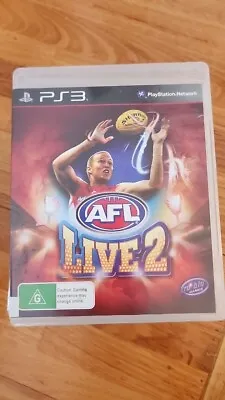 AFL Live 2 PS3 Playstation 3 • $14.25