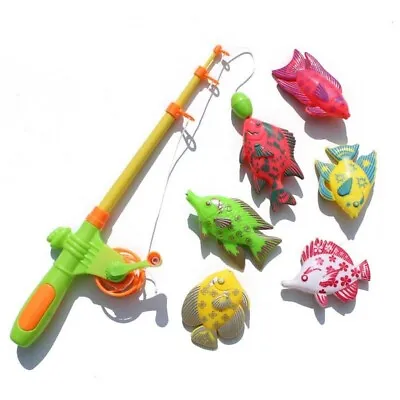 £13.44 • Buy Water Game Fishing Set Toys Kids Magnetic Fishing Game Fishing Rods Cute Fish
