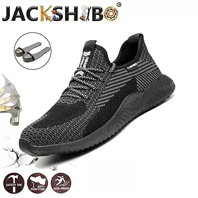 Safety Shoes Mens & Women Lightweight Steel Toe Cap Work Shoes Trainers Boots UK • £24.99