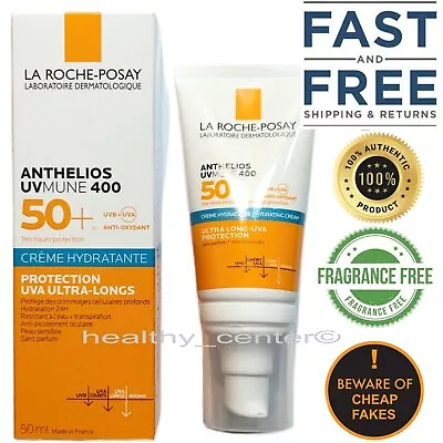 La Roche Posay Anthelios UVmune 400 Moisturizing Cream SPF50 Fragrance Free 50ml • $24.99