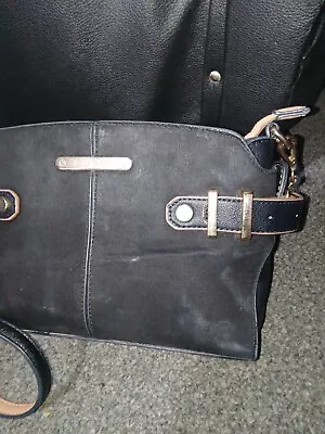 River Island Black Across Body Bag Used With Purse • £5