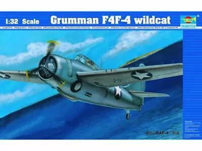 Trumpeter 1/32 F4F4 Wildcat Aircraft TRP2223 • $44.95