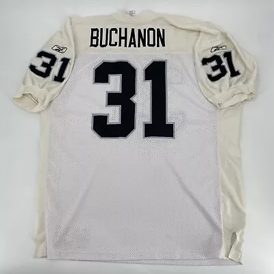 Oakland Raiders Jersey Mens Size 54 Buchanon  #31 Authentic Reebok NFL Football  • $110