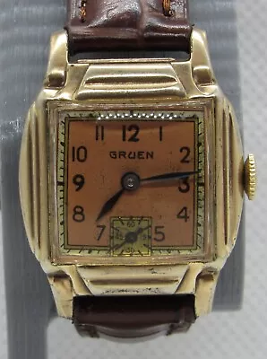 1930s Men's Gruen Manual Wind Watch - Restored And Running • $70