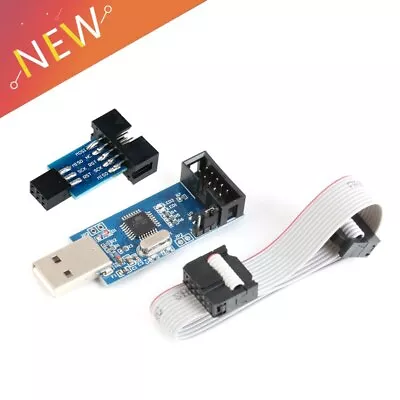 10Pin To 6Pin Adapter Board + USBASP USBISP AVR Programmer USB Wire Module DIY • $5.90