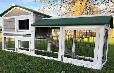 Large Rabbit Hutch Guinea Pig Hutches Run Runs Large 2 Tier With Night Shutter  • £139.99