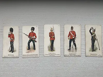 GALLAHER-FULL SET- TYPES OF THE BRITISH ARMY 5 Cards 9192939495 • £9.99