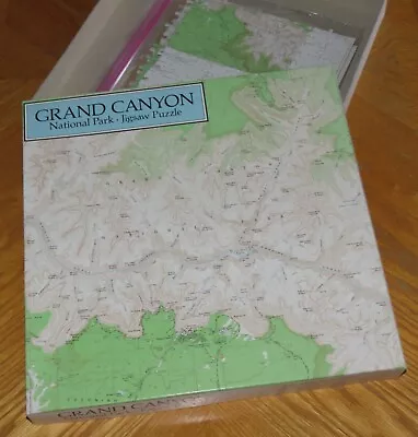 Vintage Grand Canyon National Park Geological Survey Map Puzzle - Assembled • $19.94