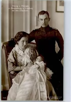51575132 - Duke Ernst August Duchess Victoria Luise With Son Nobility • £5.66
