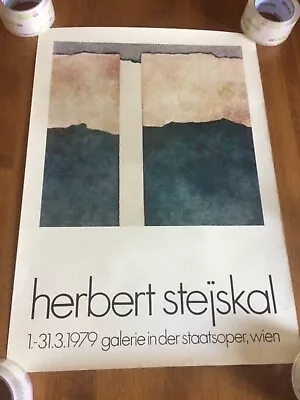 1979 Vintage Abstract Promo Print Poster Herbert Stejskal • $75