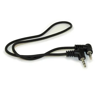 1.5ft DOUBLE ANGLED 3.5mm Mini Stereo TRS Male To Male Speaker Cable • $2.05