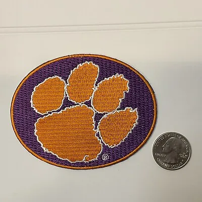 CLEMSON UNIVERSITY TIGERS Vintage  Embroidered Iron On Patch 3.5” X 3” • $6.99