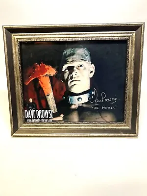 Dave Prowse Horror Of Frankenstein Signed 8x10 Color Photo Hammer Autograph Coa • £132.99