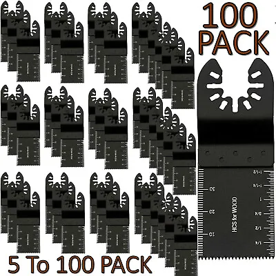 100x Oscillating Multi Tool Blade Saw Blades Set Carbide Metal For Dewalt Makika • £9.59