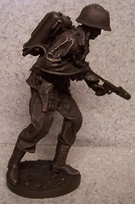 Figurine Statue Military Combat Warrior Flame Thrower NEW 11  • $89.99