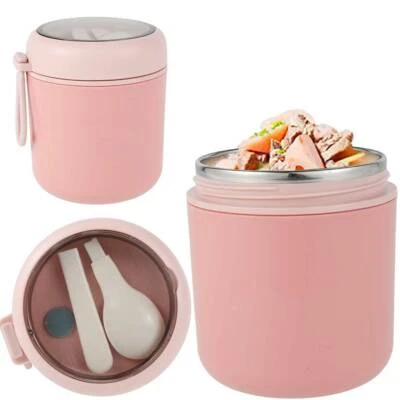 $18.99 • Buy Lunch Box Thermos Food Flask Stainless Steel Insulated Food Soup Jar Container