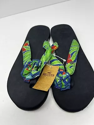 Hollister Women  Flip Flops Size Small (7/8) Multicolor Bow Detail • £24.30