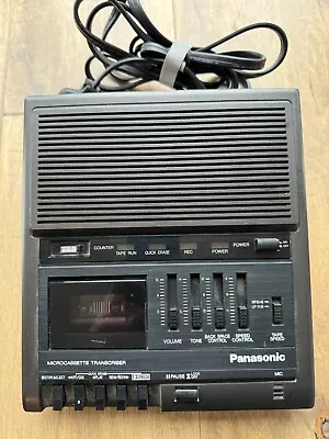 Panasonic Microcassette Transcriber Recorder Model RR-930 Black TESTED WORKING • $59.83