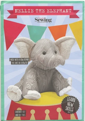 £4 • Buy Simply Sewing Nellie The Elephant Pattern Soft Toy Cuddly Animal New Uncut