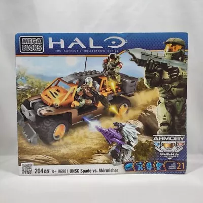 Mega Bloks HALO Authentic Collector's UNSC Spade Vs. Skirmisher 96981 SEALED BOX • $118.81