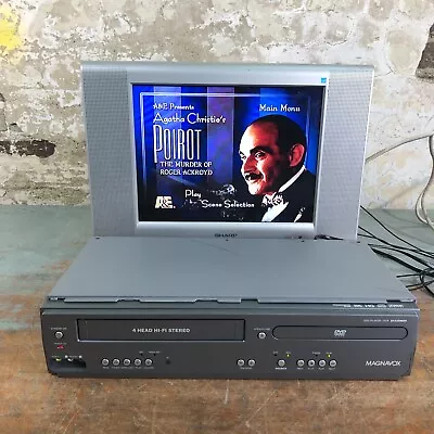 MAGNAVOX DV225MG9 DVD/VHS VCR COMBO Player *No Remote* Works Great • $79.95