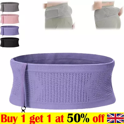 Multifunctional Knit Breathable Concealed Waist Bag Universal Running Belt UK • £6.59