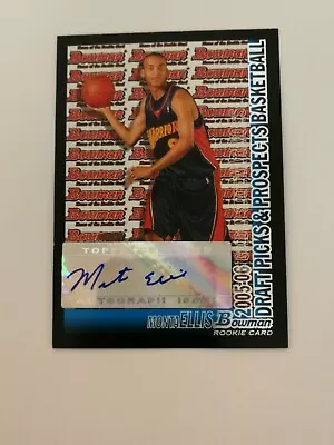 Monta Ellis 2005-06 Bowman Draft Picks & Prospects Auto Rookie RC #161 Warriors • $21.81