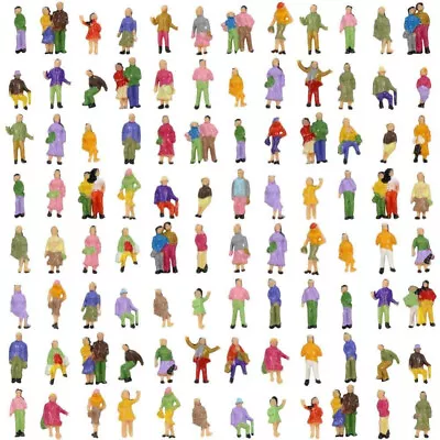 100x 1:150 Scale Painted Model People Figure For Sand Table Train Layout • $6.74