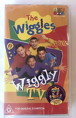 The Wiggles Wiggly TV  (2001) VHS Video Cassette Tape PAL ABC KIDS Original • $14.99