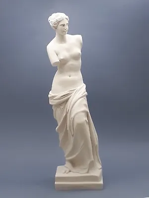 $125.70 • Buy Aphrodite Venus De Milo Greek Goddess Cast Marble Statue Sculpture 15.55 In