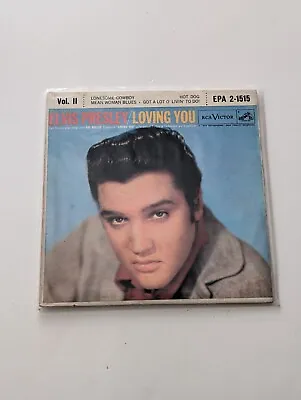 ELVIS PRESLEY  Loving You  Vol II Vinyl 45 Record In Photo Sleeve VG+ W3545 • $0.99