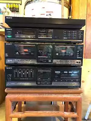 Sony Stereo Component Audio System (Vintage Est 1986) SEN-400/450 • $100