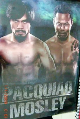 MANNY PACQUIAO Vs MOSLEY Original DVD BOXING REGION 0 Philippines • $19.95