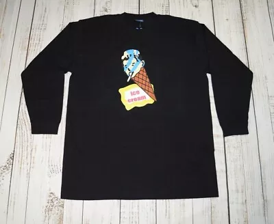 Rare 2006 Bootleg A Bathing Ape Bape Ice Cream Baby Milo Long Sleeve Black Xl • $119.99