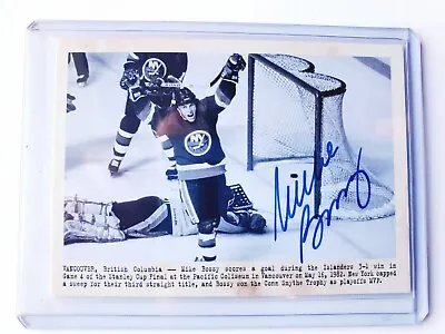 MT/NM+ Mike Bossy 2011-12 Upper Deck 1982 Stanley Cup Finals Islanders Autograph • $89