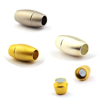 £10.28 • Buy 20 Pcs  Strong Magnetic Barrel Shape Clasp Plug In Craft Necklace/bracelet