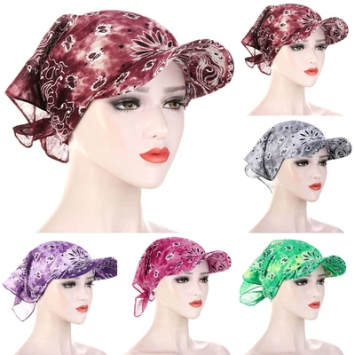 $14.39 • Buy Watcher Cap Women Printing Sun Protection Cap Head Hat Cap Hat Women