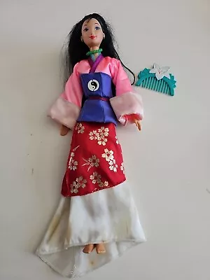 Disney Mulan Matchmaker Magic  Barbie  W/ Dress And Comb 1997 Vtg Mattel #18991 • $26.95