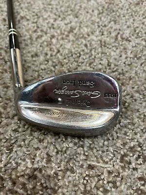 Wilson R-90 Original 1933 Gene Sarazen Sand Iron Brown Steel Stiff 35.5  RH 3065 • $19.99