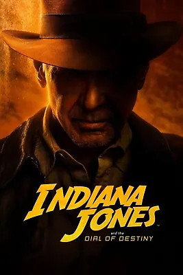 New Indiana Jones And The Dial Of Destiny Movie Poster Premium Art Size A5-a1 • $10
