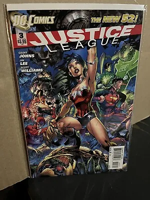 Justice League 3 🔥2012 NEW 52🔥Wonder Woman Flash🔥JIM LEE🔥DC Comics🔥NM • $0.99