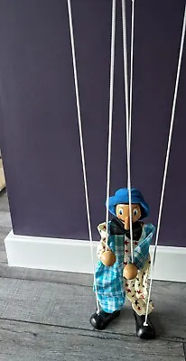 ACKERMAN Traditional Wooden Doll Marionette Puppet On A String  • £10
