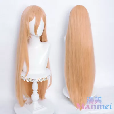 Chainsaw Man Cosplay Anime Power Long Straight Hair Wig Harajuku Hairpiece #B • $40.99