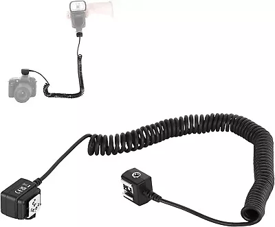 NEEWER 2m TTL Off Camera Flash Speedlite Cord Compatible With Nikon Flashes • $40.65