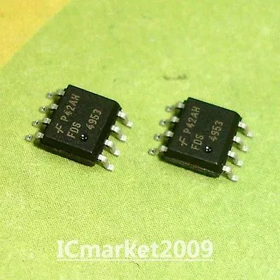 10 PCS FDS4953 SOP-8 4953 Dual 30V P-Channel PowerTrench Mosfet Transistor Chip • $3.49